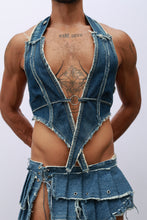 Load image into Gallery viewer, Denim Halter Top
