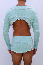 Load image into Gallery viewer, Aqua Reworked Sweater
