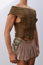 Load image into Gallery viewer, Mesh Off Shoulder Top
