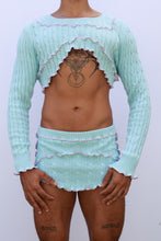 Load image into Gallery viewer, Aqua Reworked Sweater
