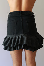 Load image into Gallery viewer, Reworked Pleated Mini Skirt
