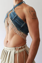 Load image into Gallery viewer, Denim Halter Top
