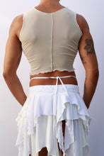 Load image into Gallery viewer, Light Beige Mesh Tank Top
