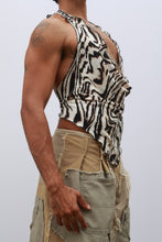 Load image into Gallery viewer, Zebra Halter Top
