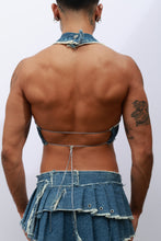 Load image into Gallery viewer, Denim Halter Top
