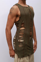 Load image into Gallery viewer, Olivo Ripped Tank Top
