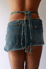 Load image into Gallery viewer, Denim Mini Wrap Skirt

