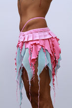 Load image into Gallery viewer, Pink &amp; Baby Blue Fairy Wrap Skirt
