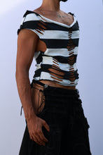 Load image into Gallery viewer, Off Shoulder Stripe Top
