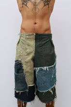 Load image into Gallery viewer, Distressed Patchwork Jorts
