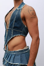 Load image into Gallery viewer, Denim Halter Top
