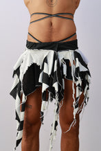 Load image into Gallery viewer, Black &amp; White Wrap Skirt
