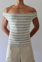 Load image into Gallery viewer, Off The Shoulder Stripe Top
