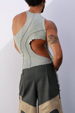 Load image into Gallery viewer, Gray Tie Tank Top
