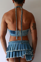 Load image into Gallery viewer, Denim Halter Top
