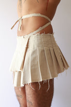 Load image into Gallery viewer, Beige Pleated Wrap Skirt
