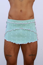 Load image into Gallery viewer, Aqua Knit Mini Skirt
