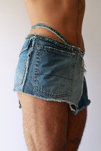 Load image into Gallery viewer, Denim Mini Wrap Skirt
