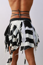 Load image into Gallery viewer, Black &amp; White Wrap Skirt
