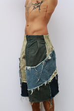 Load image into Gallery viewer, Distressed Patchwork Jorts
