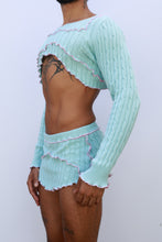 Load image into Gallery viewer, Aqua Reworked Sweater
