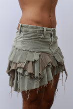 Load image into Gallery viewer, Reworked Pleated Mini Skirt
