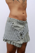 Load image into Gallery viewer, Upcycled Knit Patchwork Pleated Skirt
