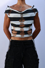 Load image into Gallery viewer, Off Shoulder Stripe Top
