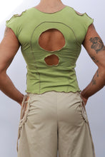 Load image into Gallery viewer, Green Ripped Tee
