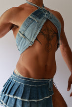 Load image into Gallery viewer, Denim Halter Top
