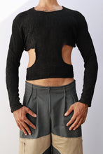 Load image into Gallery viewer, Black Rework Sweater
