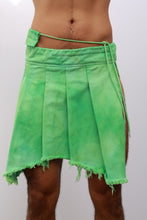 Load image into Gallery viewer, Green Pleated Midi Skirt
