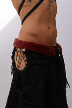 Load image into Gallery viewer, Burgundy Moth Belt
