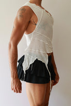 Load image into Gallery viewer, White Mesh Tank Top
