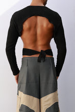 Load image into Gallery viewer, Black Rework Sweater
